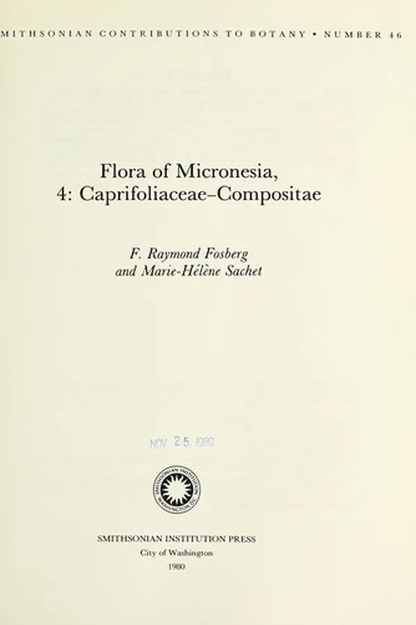 Capa de Flora of Micronesia