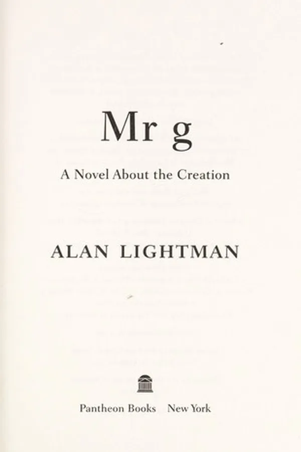Capa de Mr g