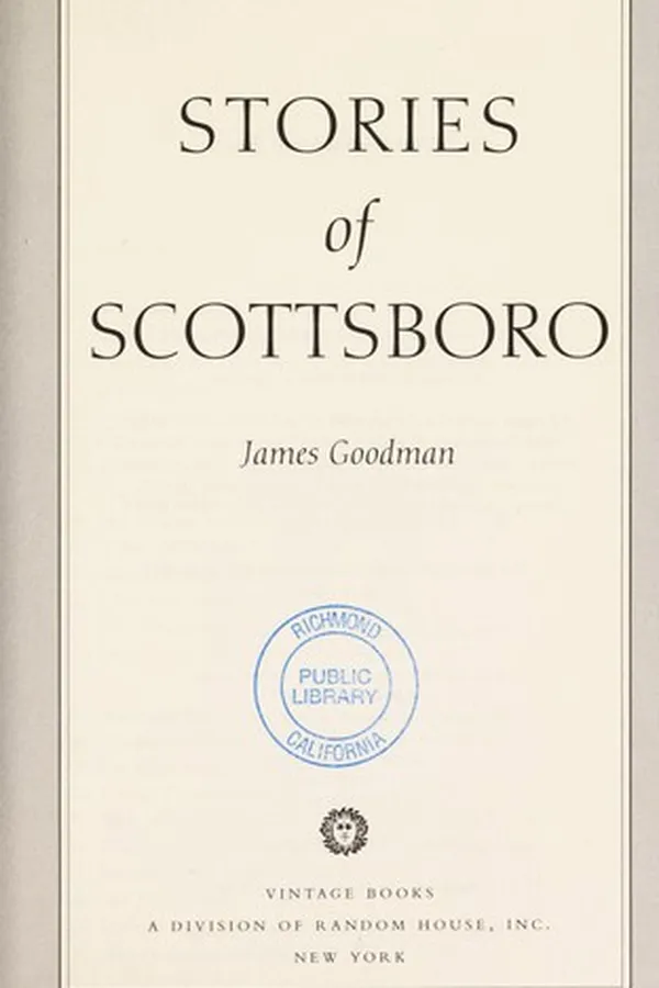 Capa de Stories of Scottsboro