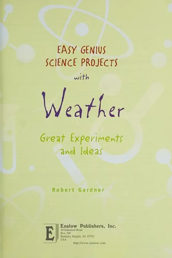 Capa de Easy genius science projects with weather
