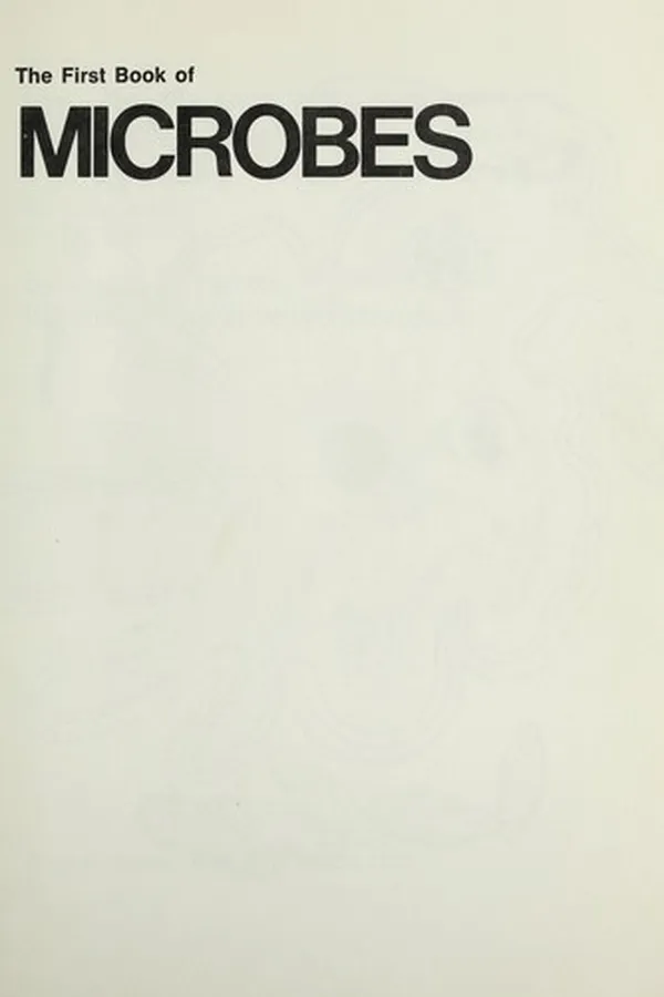 Capa de The first book of microbes