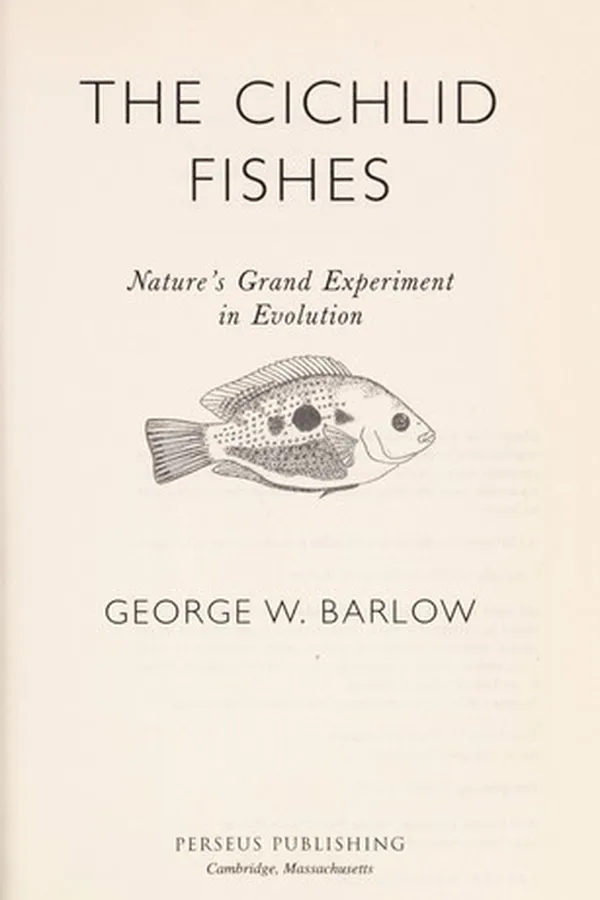 Capa de The cichlid fishes