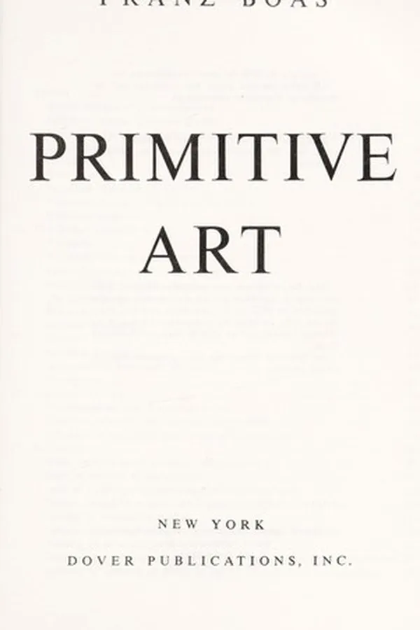Capa de Primitive art