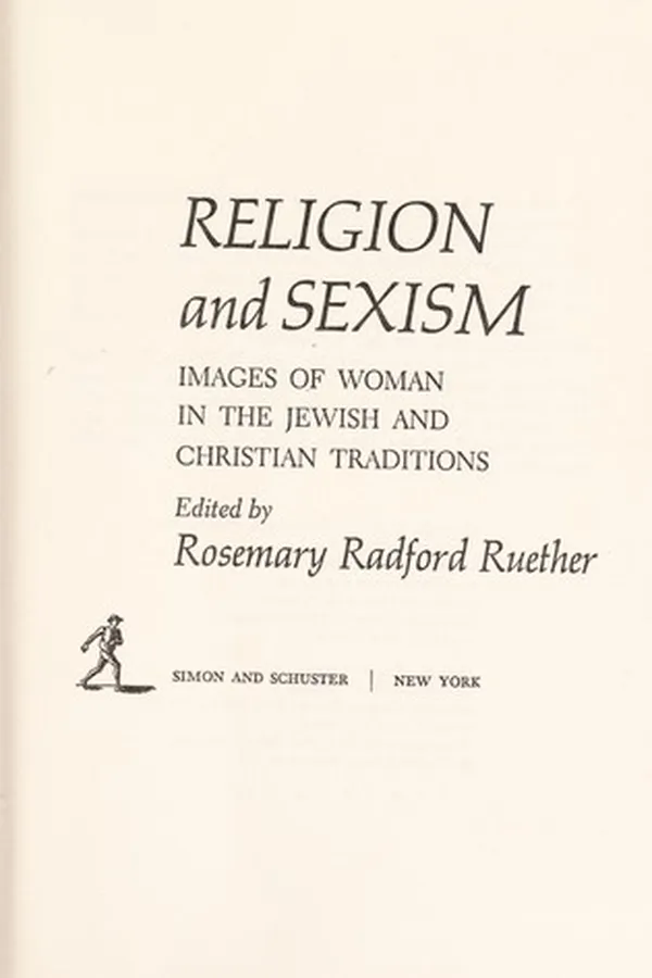 Capa de Religion and sexism; images of woman in the Jewish and Christian traditions