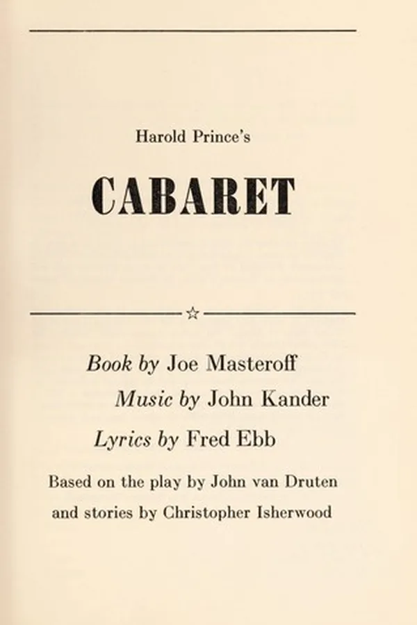 Capa de Cabaret