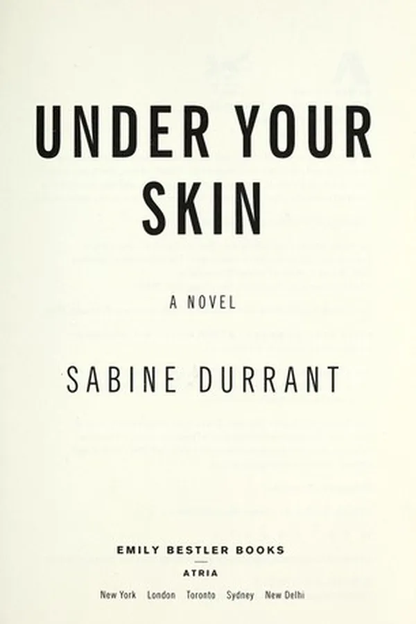 Capa de Under your skin