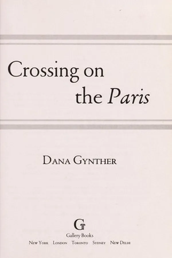 Capa de Crossing on the Paris