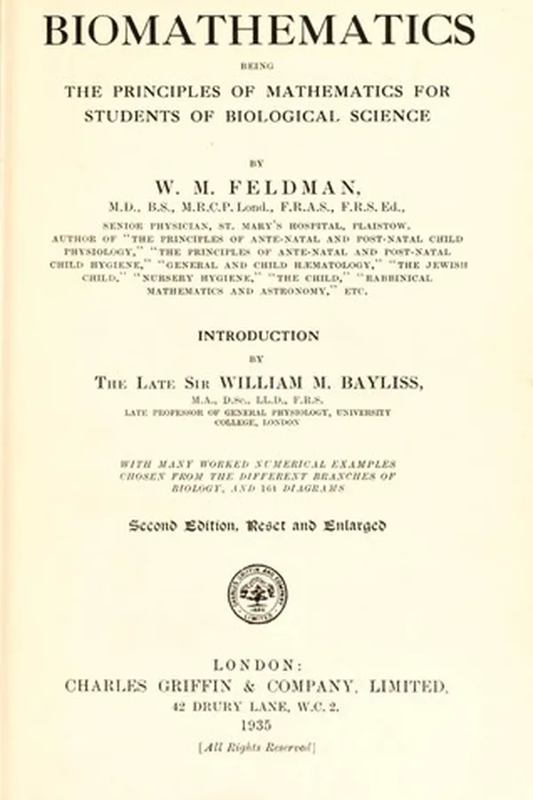 Cover of Biomathematics