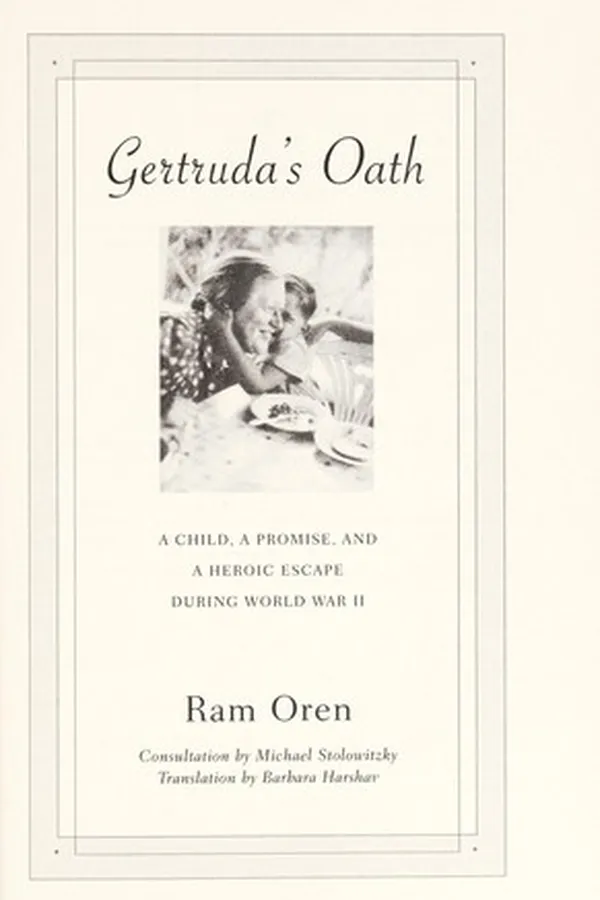 Cover of Gertruda's oath