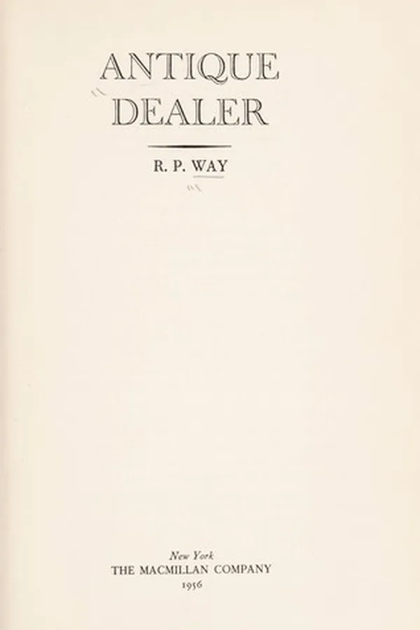 Capa de Antique dealer