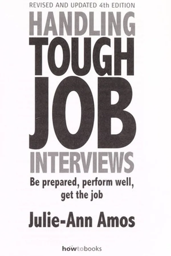 Capa de Handling tough job interviews