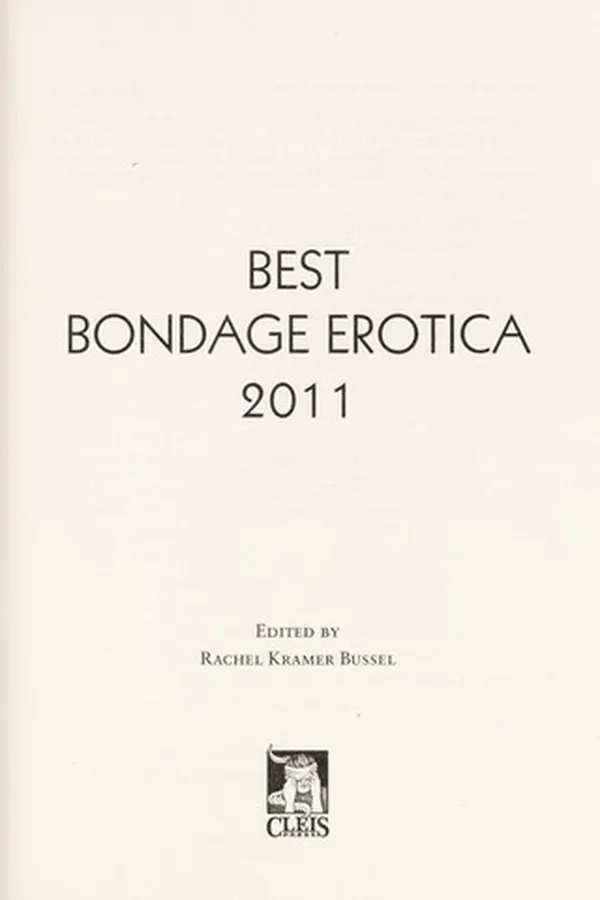 Capa de Best bondage erotica 2011