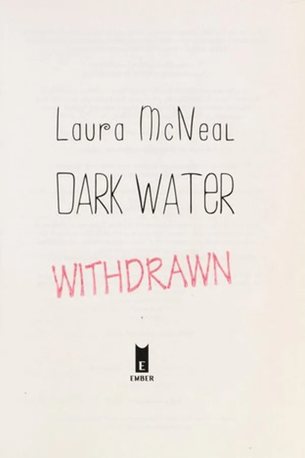 Capa de Dark water