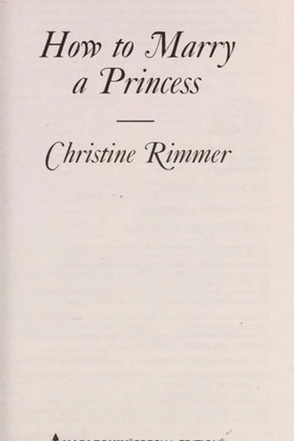 Capa de How to marry a princess