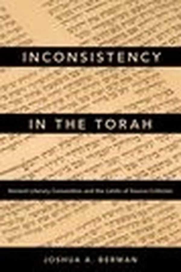 Capa de Inconsistency in the Torah