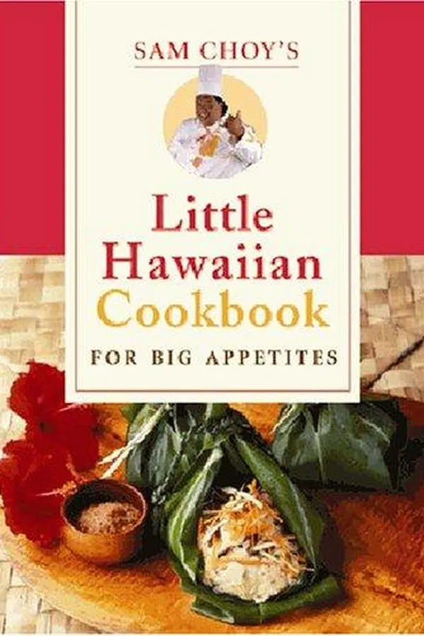 Capa de Sam Choy's little Hawaiian cookbook for big appetites