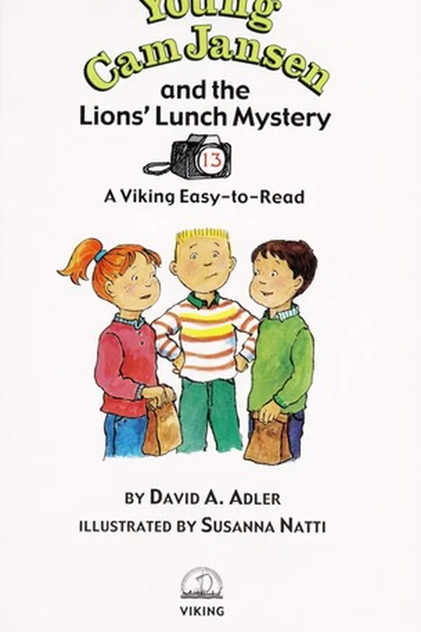 Capa de Young Cam Jansen and the lions' lunch mystery