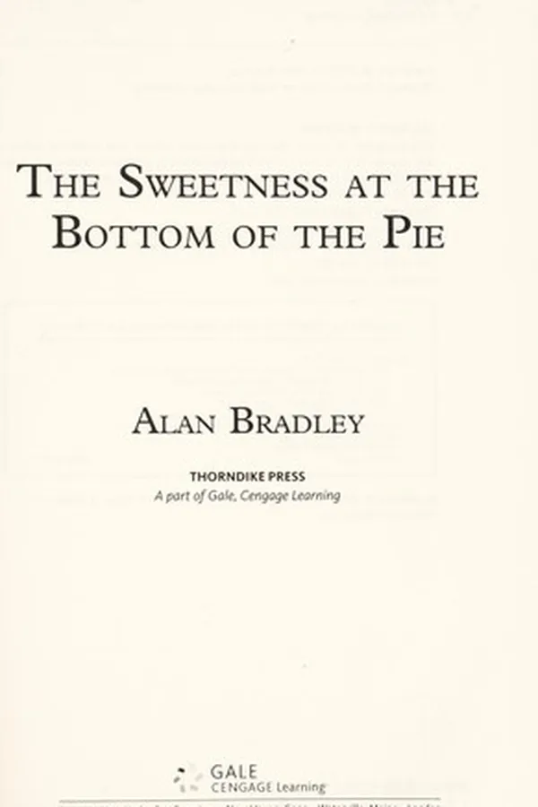 Capa de The Sweetness at the Bottom of the Pie