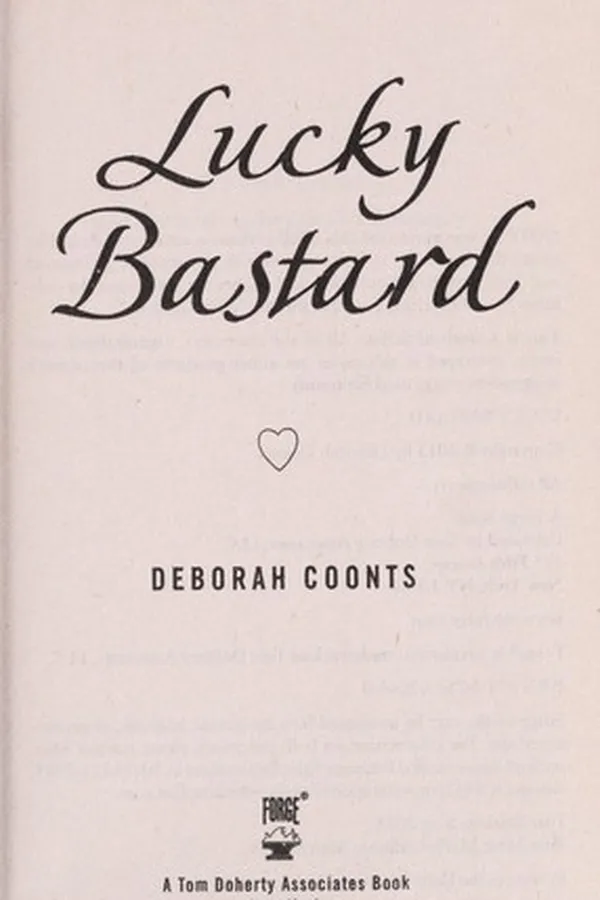 Capa de Lucky bastard