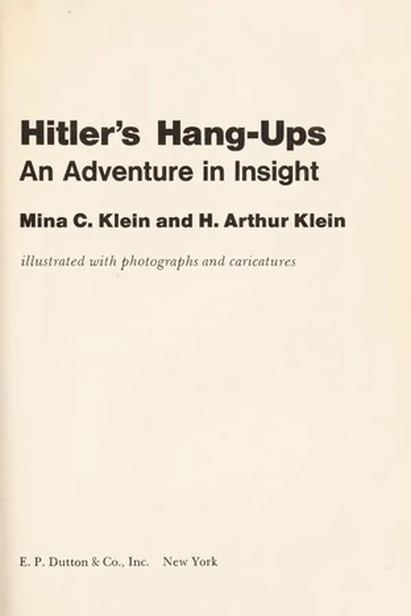 Capa de Hitler's hang-ups