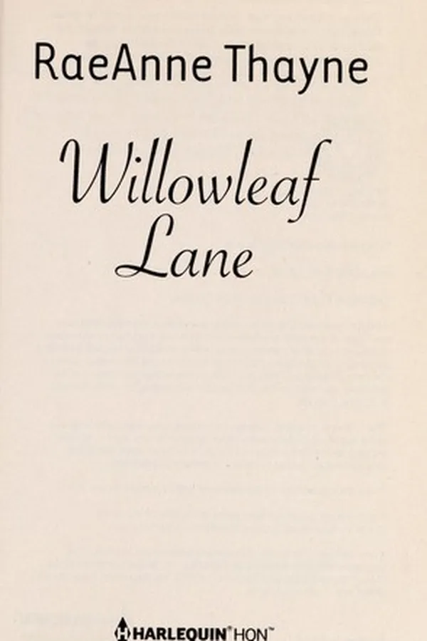 Cover of Willowleaf Lane