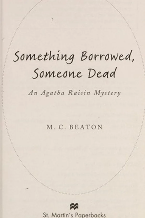 Capa de Something Borrowed, Someone Dead