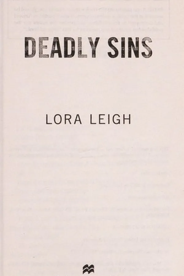 Capa de Deadly sins