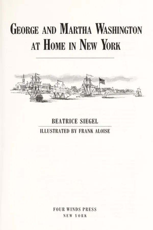 Capa de George and Martha Washington at home in New York