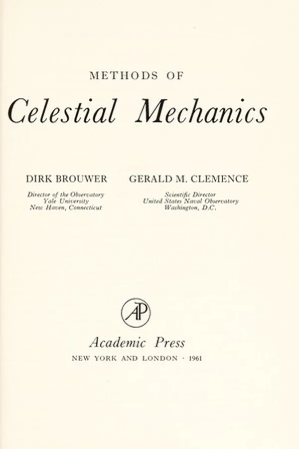 Cover of Methods of Celestial Mechanics