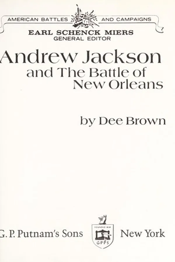 Capa de Andrew Jackson and the Battle of New Orleans