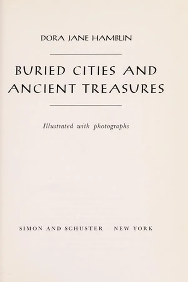 Capa de Buried cities and ancient treasures