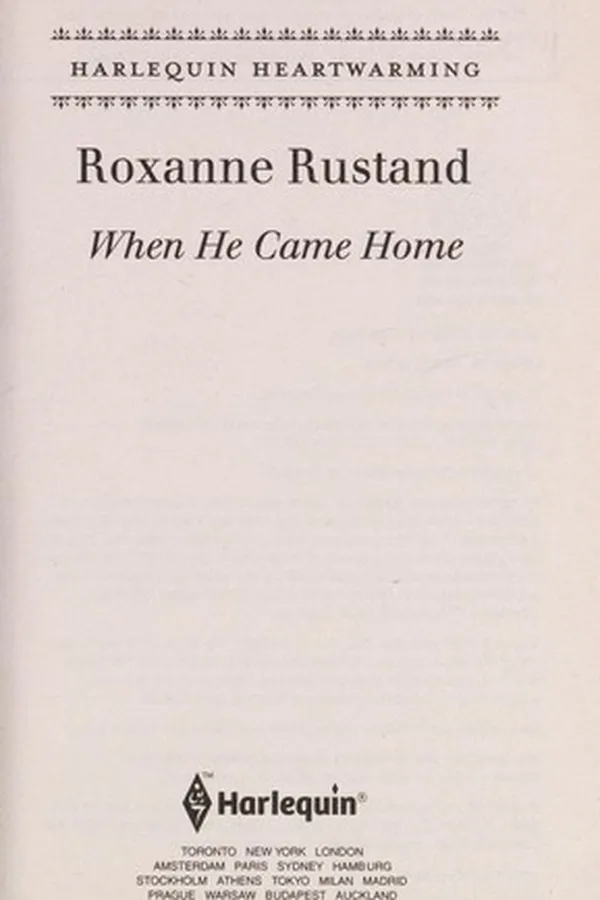 Capa de When he came home