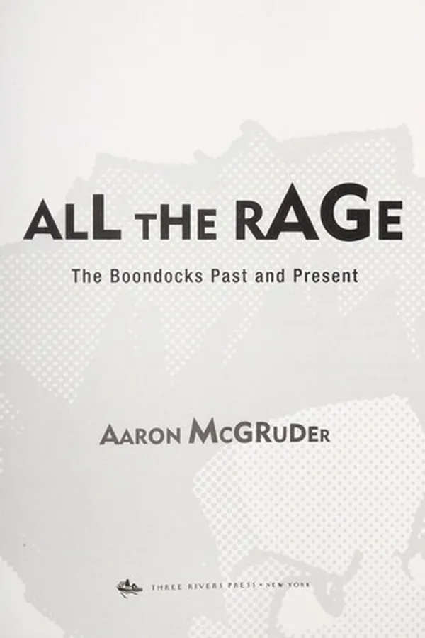 Capa de All the rage