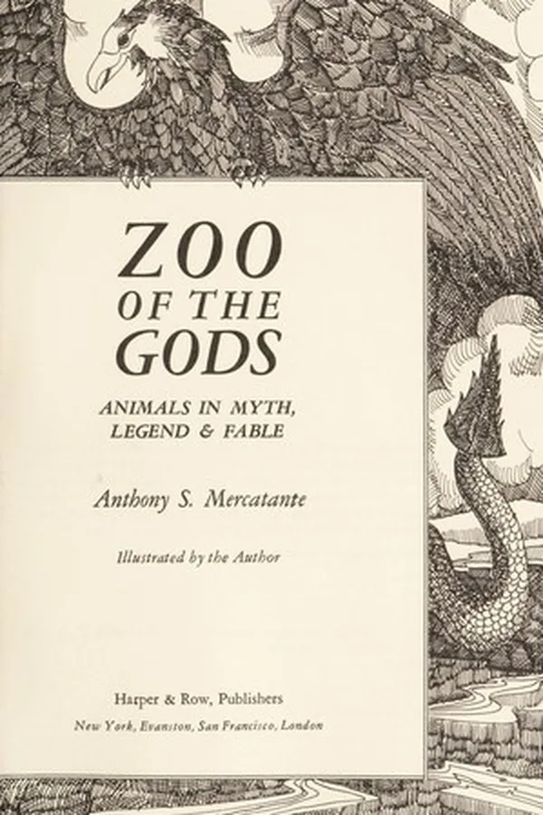 Capa de Zoo of the gods: animals in myth, legend, & fable