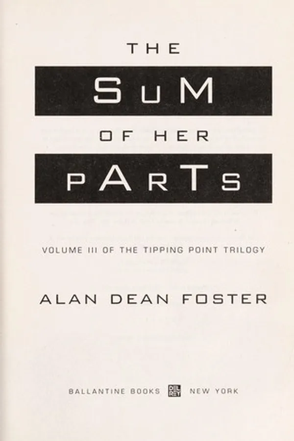 Capa de The sum of her parts