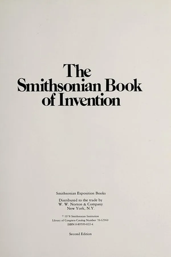 Capa de The Smithsonian book of invention