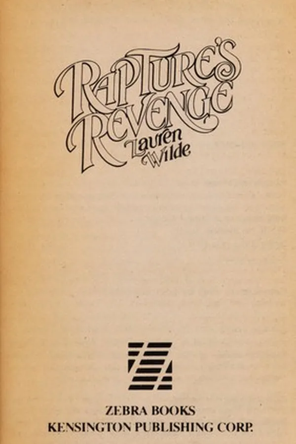 Capa de Rapture's Revenge