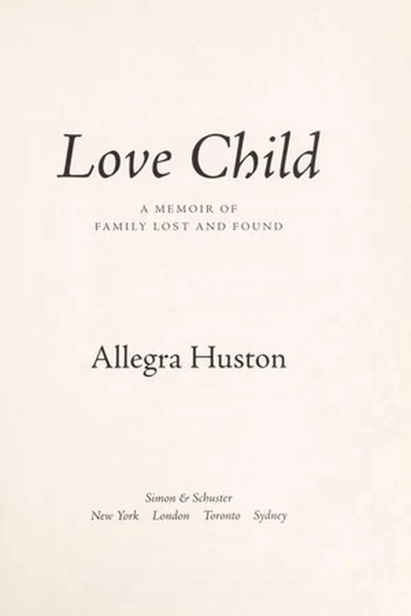 Capa de Love child