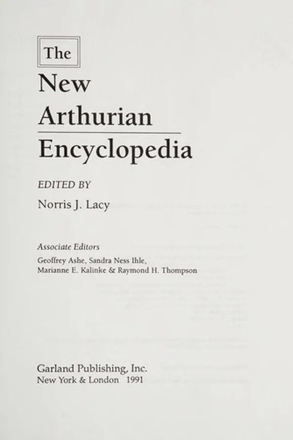 Capa de The New Arthurian encyclopedia