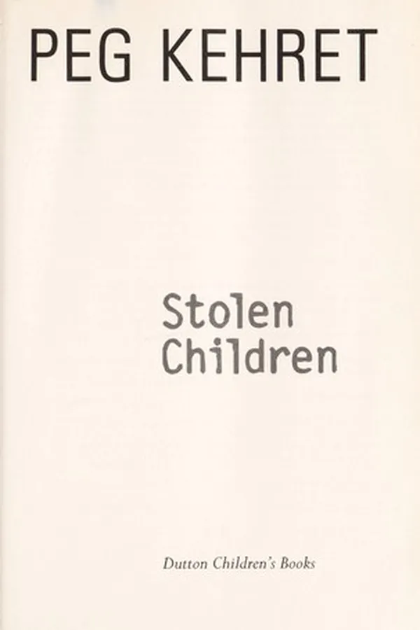 Capa de Stolen children
