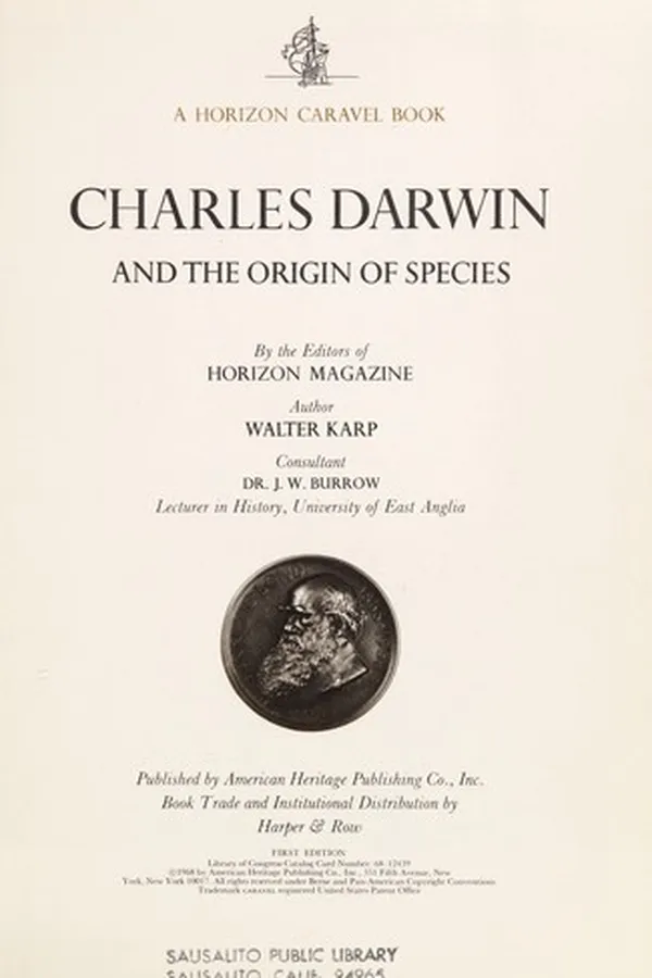Capa de Charles Darwin and The origin of species