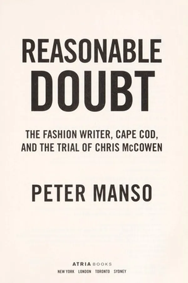 Capa de Reasonable doubt