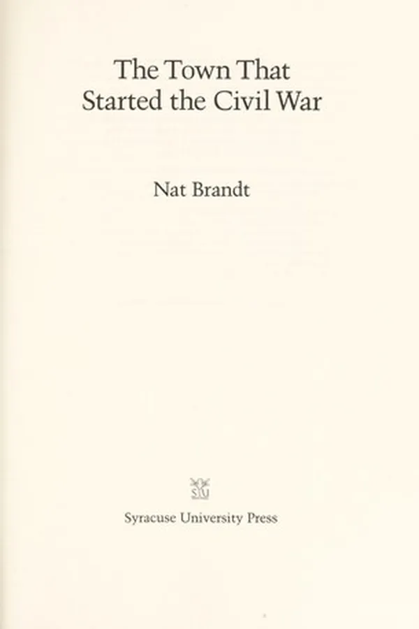 Capa de The town that started the Civil War