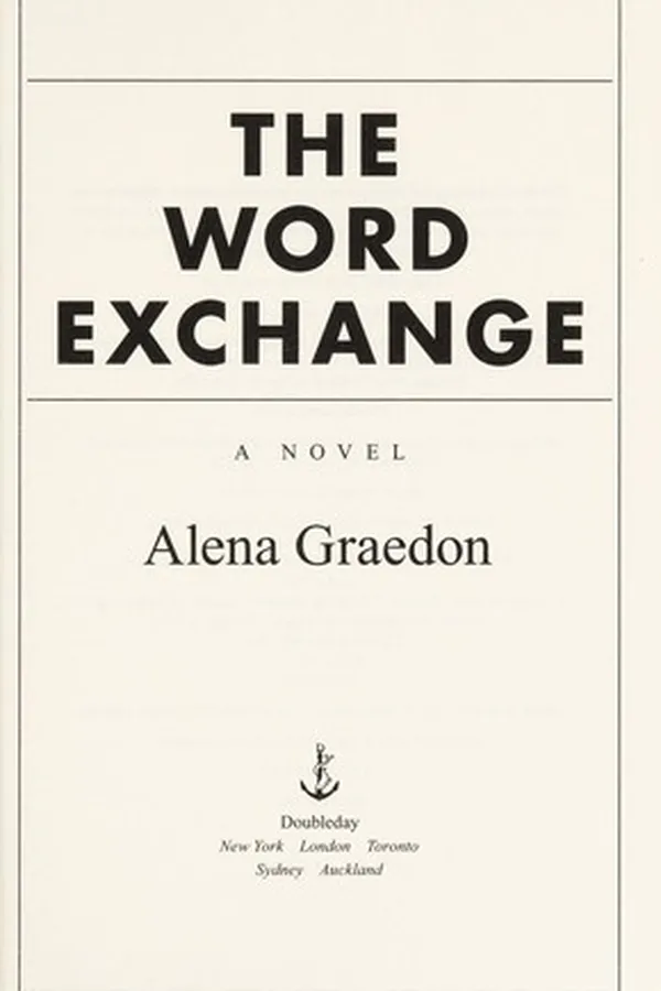 Capa de The word exchange