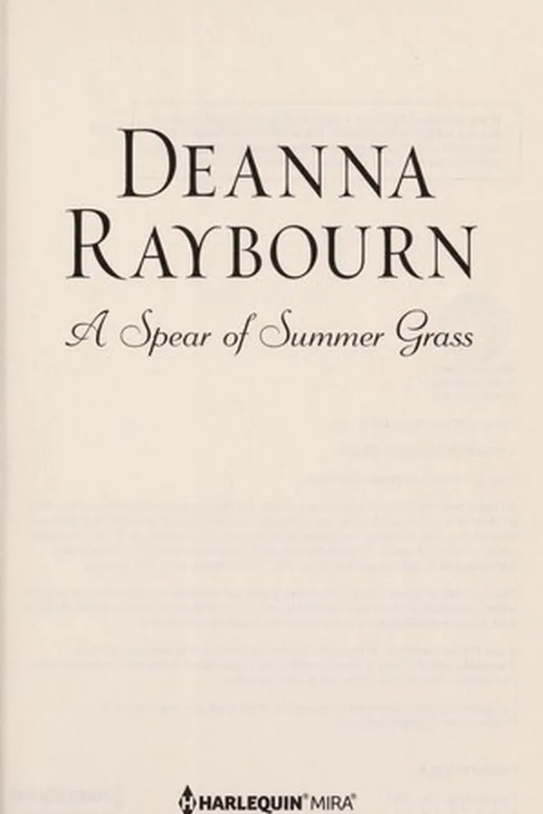 Capa de A spear of summer grass