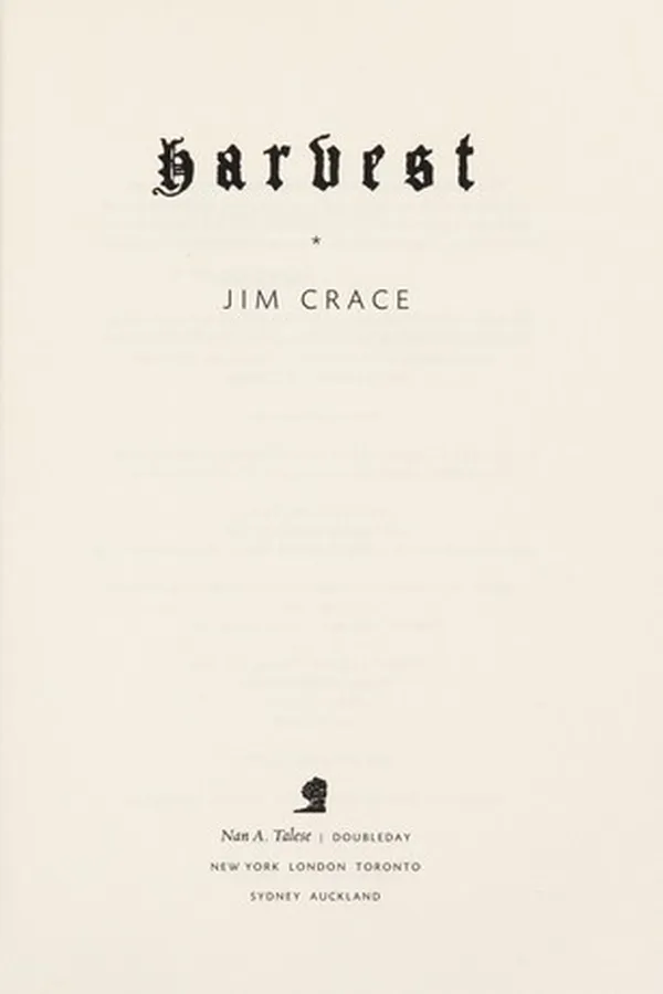 Capa de Harvest