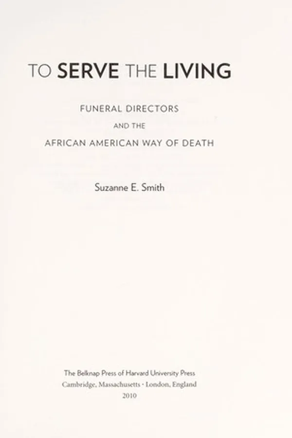 Capa de To serve the living