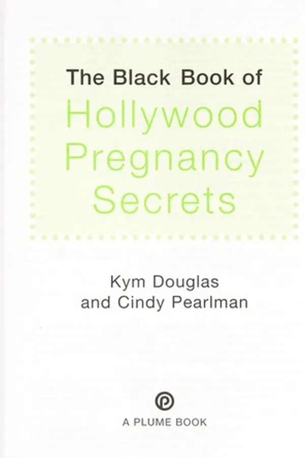 Capa de The black book of Hollywood pregnancy secrets