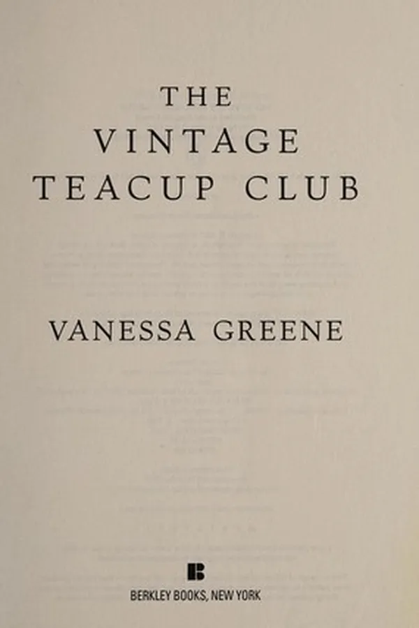 Capa de The Vintage Teacup Club