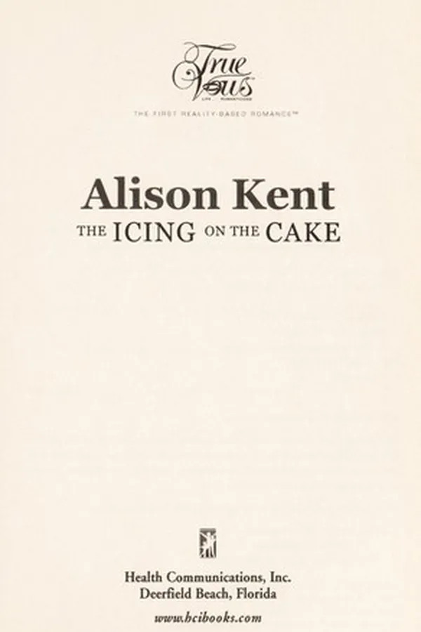 Capa de The icing on the cake